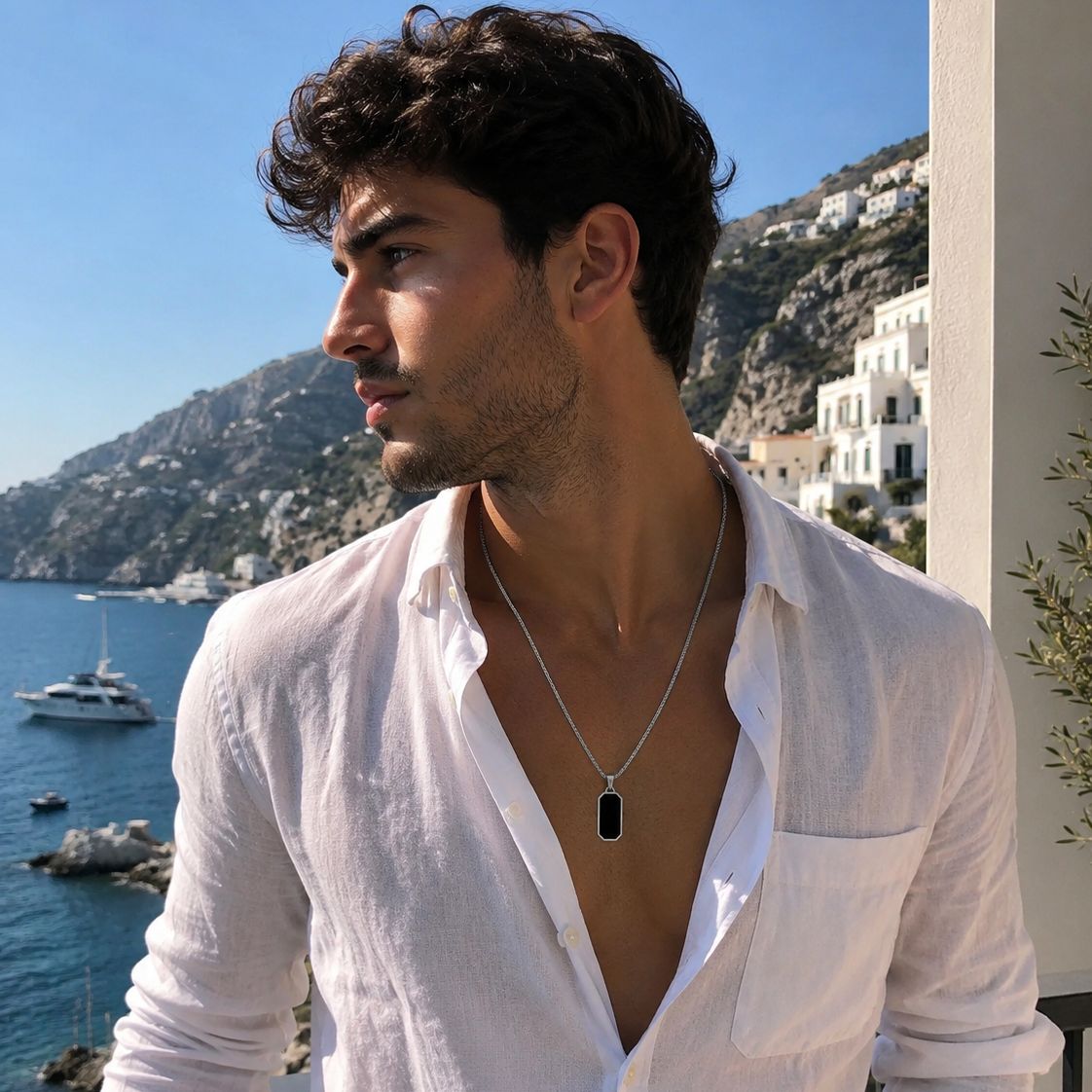 Ryan Onyx Necklace — שרשרת אוניקס